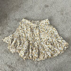 Aeropostale Yellow Mini Skirt XS never worn